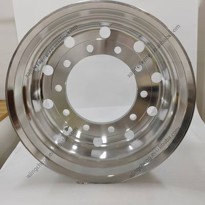 24 pollici T6061 Forgiato in alluminio legato per autocarri Rim ruota per JAC autocarri Modello di moneta